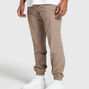 Pantalones Deportivos de Alta Calidad para Hombre, Corte Ajustado, Cintura Alta, para Entrenamiento Deportivo, Invierno, Casual, Moda, Suaves, Lisos, de Algodón Teñido - Product Image 5