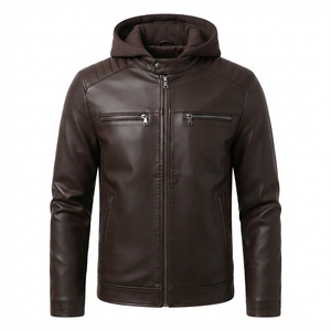 Blouson de moto en cuir personnalisé pour homme adulte, coupe-vent, séchage rapide, style course imprimé, grandes tailles, OEM ODM sur mesure - Product Image 1