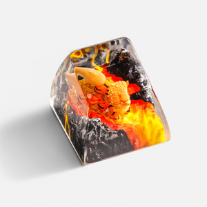 Teclas Artesanales Bosque Místico, Teclas Artesanales Personalizadas, Teclas Anime Lindas, Teclas Verdes, Juego de Teclas, Teclas de Madera - Product Image 1