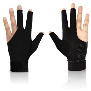 Guante de billar ligero, portátil, duradero, elástico, transpirable y antideslizante de 3 dedos para snooker, en venta. - Product Image 1