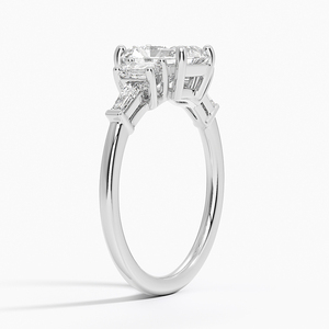 SOJ <b>Ring</b> 3 Radiant Cut 925 Silver Five Stone Prong Set Solitaire Engagement <b>Ring</b> GRA Certified 2ct D Color VVS1 D Moissanite - Product Image 2