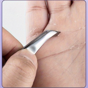 Professional Mini Cuticle CutterTweezers <b>Flat</b> Sharp Tip Straight Blade Simple Style for Fingernail Care Adult Use - Product Image 5