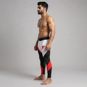 Leggings transpirables para hombre hechos con materiales ligeros que garantizan comodidad, confianza y libertad de movimiento durante los entrenamientos. - Product Image 3