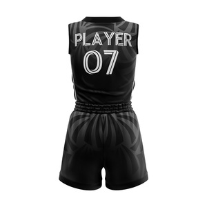 Conjunto de Uniforme de Baloncesto Personalizado para Mujer, Impresión por Transferencia de Calor, Transpirable, Absorbente de Humedad, Secado Rápido, Uniformes 100% Poliéster - Product Image 3
