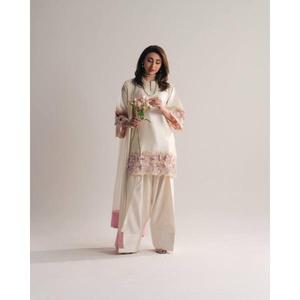 Designer Party & Wedding Wear Salwar Kameez with Farshi Design Moti Hand Work Full Hand Work Quick Dry - Product Image 1