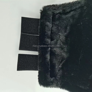 Polainas de cuero de caballo, botas de campana de caballo, botas de caballo personalizadas, envolturas de pierna, protección, botas de tendón de caballo de cuero PU negro - Product Image 5