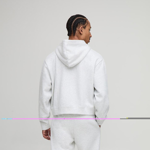 Sweat à capuche unisexe personnalisé en coton épais et écologique pour l'automne, style streetwear, pour fournisseur de graphiques en gros - Product Image 2