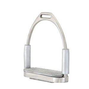Estribos FLEXI para Equipo Ecuestre, Exquisitos Estribos de Seguridad Occidentales de Acero Inoxidable para Montar a Caballo - Product Image 1