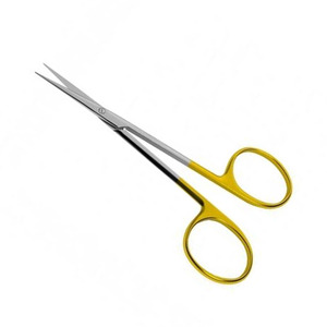 Ciseaux de tenotomie Stevens courbés 11 cm en carbure de tungstène et acier inoxydable, instrument chirurgical manuel de précision pour tissus, certifié CE, haute performance - Product Image 2