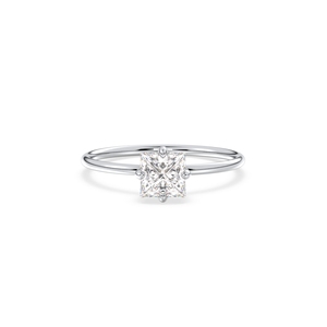 Bague Halo en or massif 14 carats personnalisée REYES avec diamant de laboratoire HPHT CVD, élégante, cadeau de mariage, bijou pour femme, idéal pour les occasions spéciales. - Product Image 2