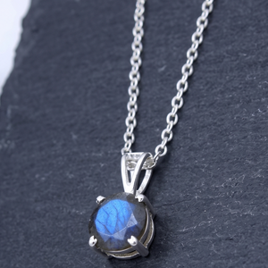 Excellent Quality Natural Labradorite Cut Gemstone Prong Set 925 Sterling <b>Silver</b> Gold Plated Classic IGI Certified Wedding Gift - Product Image 5