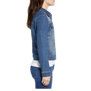 Veste en jean décontractée de haute qualité pour femmes, faible MOQ, nouvelle collection, vestes en jean pour hommes et femmes, vente en gros, personnalisable - Product Image 5