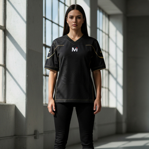 Maillots de football américain sublimés en gros, uniformes d'équipe personnalisés, légers, respirants, anti-UV, séchage rapide - Product Image 6
