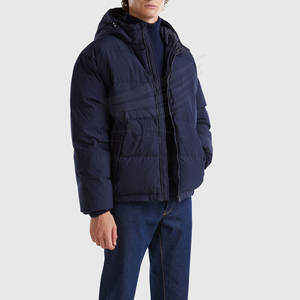 Chaqueta de Invierno de Alta Calidad 100% Algodón para Hombre, Chaqueta Acolchada de Algodón Transpirable con Logotipo Frontal, Gran Venta - Product Image 3