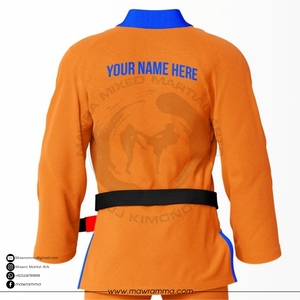 ชุดยูโดบราซิลเลี่ยนยิวยิตสู พรีเมียม พร้อมซับในแบบซับลิเมชั่น ผ้าเพิร์ลวีฟ 100% คอตตอน สำหรับทุกเพศ  ชุดแข่งขัน OEM ระดับโปร - Product Image 6