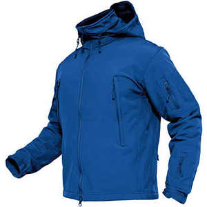Men's Lightweight Softshell Jackets for Outdoor Sports Camping Hiking <b>Work</b> Thermal Tactical Coat Zipper Closure Cotton 2027 - Product Image 3