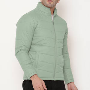 เสื้อแจ็คเก็ตบุผ้าสำหรับผู้ชาย แขนยาว น้ำหนักเบา คอตั้งสูง ระบายอากาศได้ดี อุ่นสบาย พร้อมฉนวนกันความร้อน - Product Image 3