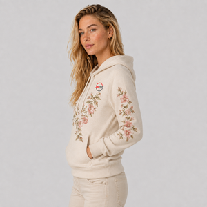 Hoodie tendance pour femmes, broderie personnalisée, logo sur mesure, coton doux, molleton chaud et respirant, pull décontracté, streetwear pour femmes - Product Image 4