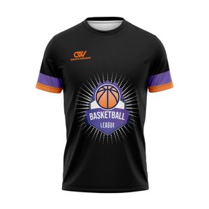 Camiseta de Baloncesto Personalizada OEM, Manga Corta, Transpirable, Poliéster, Uniforme de Equipo, Impresión por Sublimación, Fabricante, MOQ Bajo - Product Image 1