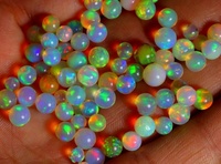 Perlas de Ópalo Etíope Natural Creado en Laboratorio, Corte Corazón, Piedras Preciosas Sueltas, Piedra Semipreciosa para Joyería, Proveedor de Alta Calidad