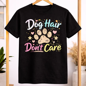 เสื้อยืดพิมพ์ลายสำหรับคนรักสุนัข ลายกราฟิกคำคมตลกเกี่ยวกับสัตว์เลี้ยง เสื้อยืดคอตตอนลำลองแขนสั้นสำหรับทุกเพศ รับผลิตแบบ OEM ODM ขายส่งเสื้อผ้า - Product Image 1