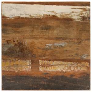 Table de bistrot en bois massif recyclé avec base noire, tables de bar aux couleurs mélangées - Product Image 4