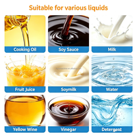 Ligne de remplissage et d'emballage automatique pour pots de miel liquide, huile, sirop, soupe, eau, jus, avec machine de remplissage, de bouchage et d'étiquetage de bouteilles
