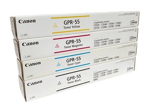 ชุดหมึกโทนเนอร์แท้ GPR-55 สีดำ CMYK ของแท้ - Product Image 1
