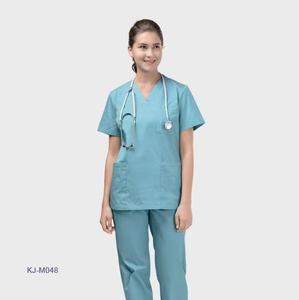Tenues médicales OEM à manches courtes, personnalisables avec logo, prix d'usine, vente en gros d'uniformes - Product Image 4