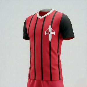 Uniforme de Fútbol para Hombre de Manga Corta con Cuello en V, 100% Poliéster, Calidad Premium, Personalizable, Transpirable, con Logotipo Personalizado por RIVIAN ATLANTIC - Product Image 6