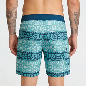 กางเกงขาสั้นคาร์โก้ ยืดได้ 4 ทิศทาง กางเกงออกกำลังกายผู้ชาย มีกระเป๋า แห้งเร็ว ระบายอากาศได้ดี เหมาะสำหรับการฝึกซ้อม กางเกงชายหาด - Product Image 6