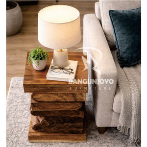 โต๊ะกาแฟอเนกประสงค์ไม้เนื้อแข็งสุดหรูทันสมัย ผลิตด้วยมือ เป็นมิตรกับสิ่งแวดล้อม ทนทาน ใช้ได้ทั้งภายนอกและภายในบ้าน เหมาะสำหรับห้องนั่งเล่น โรงแรม ร้านอาหาร - Product Image 2