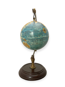 Globe terrestre en bois rotatif Art Déco, écologique, décoration de bureau à domicile, cadeau - Product Image 1