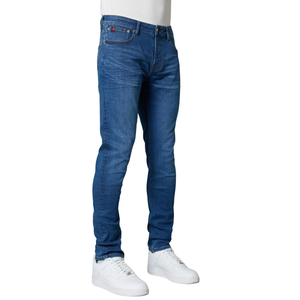 Pantalones Vaqueros de Mezclilla para Hombre, Corte Recto, Transpirables, Tejidos, Casuales de Primavera, Estilo Elástico ODM - Product Image 6