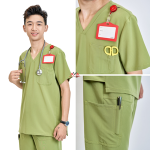 Tenues d'infirmières élégantes VN FACTORY, ensembles de blouses médicales pour femmes, costumes médicaux pour hommes, vêtements d'hôpital pour médecins/infirmières, usine FMF. - Product Image 4