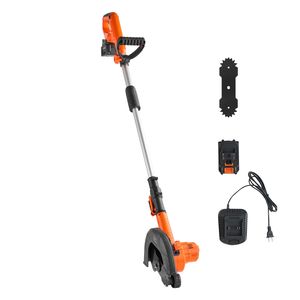 Tagliabordi a Batteria Senza Fili con Lama da 8,8 Pollici, Profondità di Taglio Regolabile in 3 Posizioni, Batteria da 4000 mAh, Attrezzo da Giardino - Product Image 1
