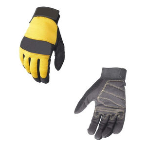 Leather Work <b>Gloves</b> Real Leather Working <b>Gloves</b> PPE Cowhide Split Leather Work <b>Gloves</b> Double Palm Reinforce With Safety - Product Image 6