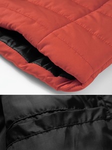 <b>Men's</b> Hooded Sleeveless Puffer <b>Vest</b> Zipper Closure <b>Heated</b> Warm Winter Outerwear Solid Color Casual Regular Fit - Product Image 4
