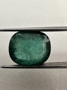 Piedra Preciosa de Esmeralda Verde de Lujo de 6.4 CTS, Corte Esmeralda, Forma de Cojín, Aspecto Natural, Piedra de Esmeralda Suelta para la Elaboración de Joyería Fina - Product Image 2