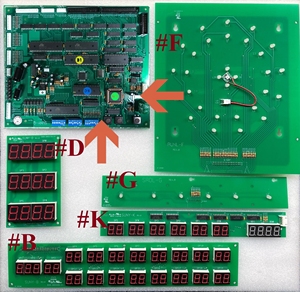Original NSY Super Surf (B1) <b>Game</b> Board with PCB Material Supports English & Spanish Languages for Amusement Centers - Product Image 3