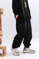 Pantalon de jogging léger pour homme Edoor Wears, taille mi-haute, 100 % coton, coupe évasée, coupe-vent, avec logo personnalisé et patchwork – Grande Vente