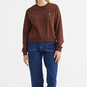 Women's Slim Fit Sweatshirt Long Sleeve Cotton Pullover Casual Streetwear Fashion Autumn <b>Winter</b> <b>Top</b> 2026 - Product Image 4
