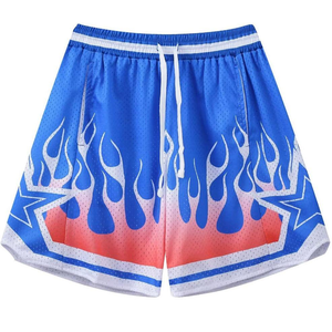 Shorts de basketball pour hommes de haute qualité, décontractés, couleur unie, légers, anti-plis, taille élastique, service OEM, prix de gros - Product Image 1