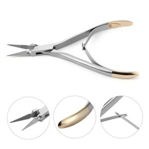 Stainless Steel Orthodontic <b>Pliers</b> with Gold Handles for Wire Bending and Dental Ligature Cutting Surgical Instrument - Product Image 6