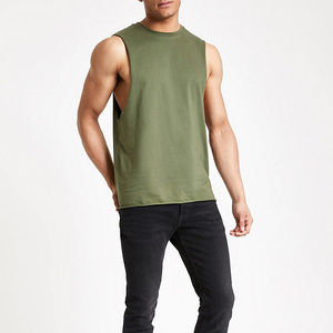 Débardeur homme sans manches, col rond, coupe confortable, pour adultes, prix de gros, 100% coton - Product Image 4