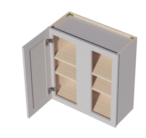 WBC2430 Wall White Shaker Blind <b>Corner</b> Kitchen <b>Cabinet</b> - Product Image 1