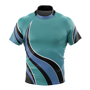 Maillot de rugby personnalisé, T-shirt de rugby, Tenue d'équipe de rugby, Fabricant de vêtements de sport par sublimation, Uniforme d'équipe de rugby, Fabricant de maillots de rugby - Product Image 6