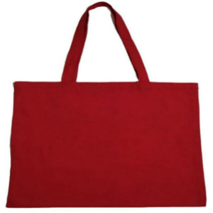 Bolsa de Tela 100% Algodón Calico Orgánico, con Logotipo Personalizado, Color Beige Natural, Diseño Liso, Ecológica, Reciclada, para Compras - Product Image 2