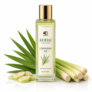 Aceite Esencial de Limoncillo de Tamil Nadu 100% Puro y Natural de Primera Calidad, Destilado al Vapor, para Aromaterapia y Cuidado Facial, Kodai Global Export - Product Image 1