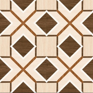 Azulejo de suelo laminado de parquet de madera de clic impermeable de ingeniería Niceway 400x400mm baldosas de cerámica de madera - Product Image 3